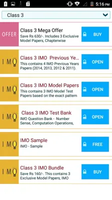 Olympiad Trainer android App screenshot 9