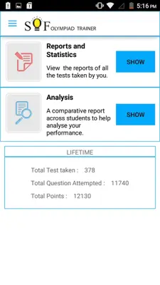 Olympiad Trainer android App screenshot 5